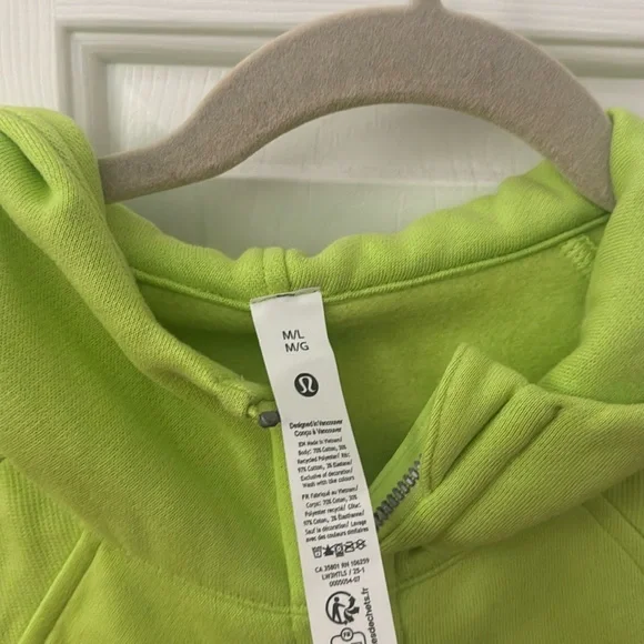NWT lululemon oversized scuba full zip hoodie - Picture 4 of 4
